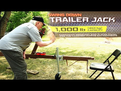 Install TowSmart Marine Swing Down Trailer Jack (How to)