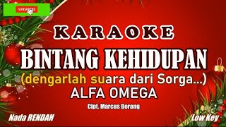 Download lagu Alfa Omega||Bintang Kehidupan - Karaoke Nada Rendah (Karaoke Natal) mp3