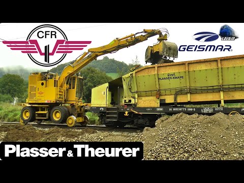 Excavator Feroviar & Tren de Lucru CFR Infrastructură în Acțiune în Ilva Mica - 22 Septembrie 2022