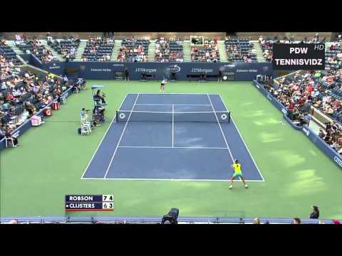 Robson vs Clijsters US Open 2012 Highlights
