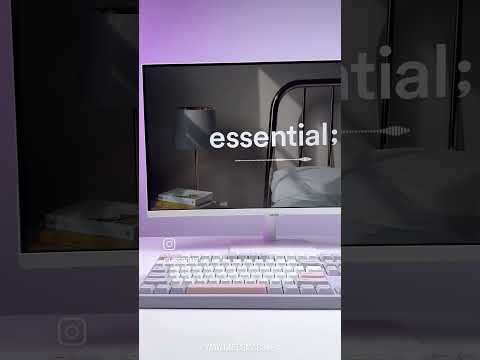 가성비 PC도 이쁠 수 있다 ! 화이트데스크셋업해 봤어요 #shorts