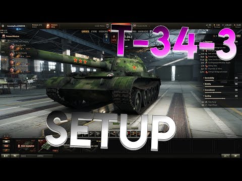 Here's How I setup my T-34-3 When I 3 marked it.