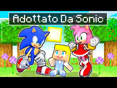 Vengo Adottato Da Una Famiglia Di SONIC! - Minecraft ITA