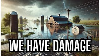 Oklahoma Storm Warning: Heavy Wind Damage, Flooded Ponds & Power Outages Hit Our Farm