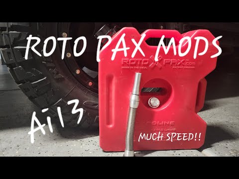 Ai13 ALL METAL ROTO PAX NOZZLE UPGRADE - Better nozzle and how to increase flow of gas