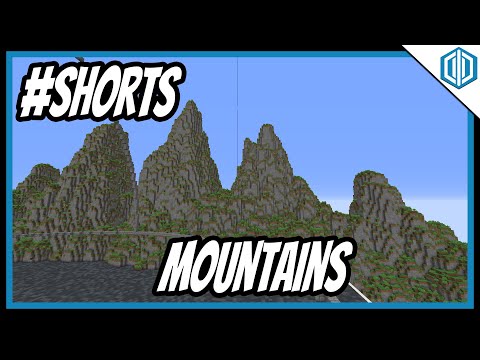 Minecraft Huge Mountains - AutoCraft SMP #Shorts