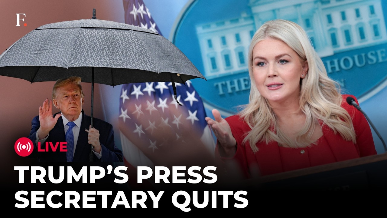 Karoline Leavitt Resigns LIVE: Trump’s Press Secretary Karoline Leavitt To Leave White House Role