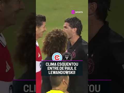 CLIMA TENSO ENTRE DE PAUL E LEWA! 🥊⚽ #shorts