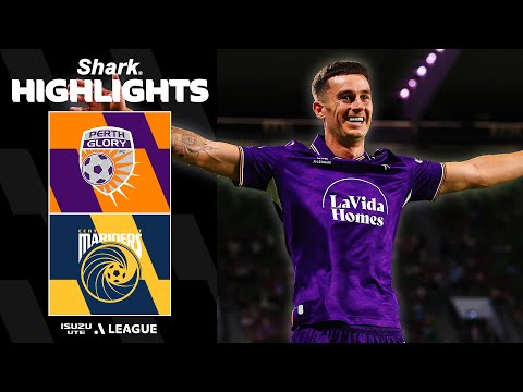 Perth Glory v Central Coast Mariners | SHARK HIGHLIGHTS | Isuzu UTE A-League 2025-26 | Round 12