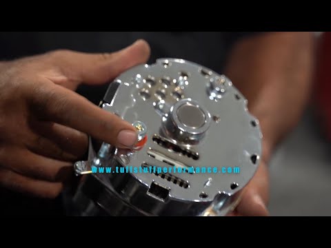 Installing a Tuff Stuff high amp 1-wire alternator on a 1968 Camaro big block