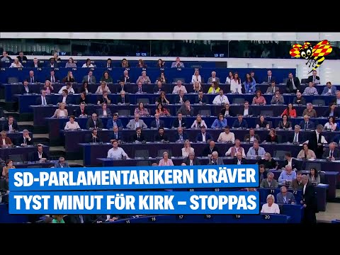 Charlie Wiemers (SD) kräver tyst minut för Kirk i parlamentet – stoppas