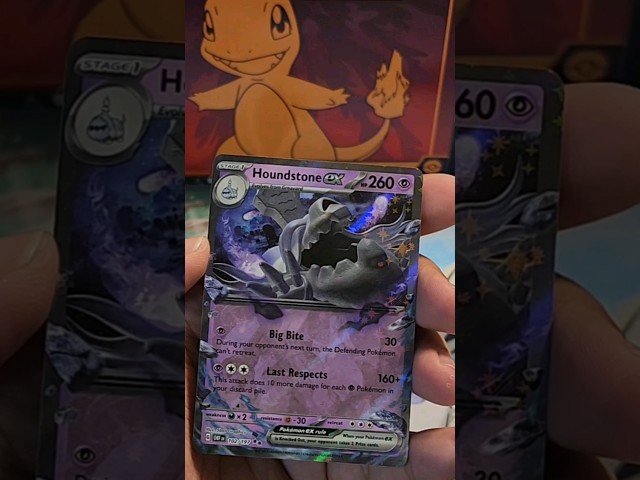 Vídeo relacionado con Houndstone ex 102/197 - Obsidian Flames - Lote de 4 cartas Pokemon Evolution 101/197