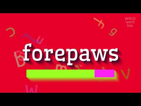 FOREPAWS - HOW TO PRONOUNCE IT?