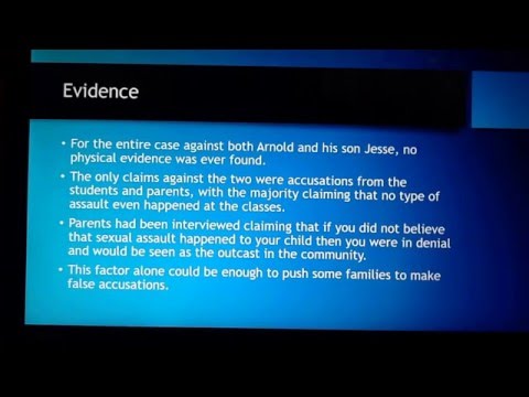 Capturing the Friedmans, CRIM 3625