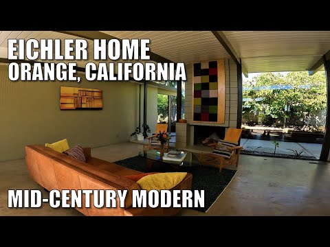 🏡 EICHLER HOME Tour in ORANGE, CALIFORNIA