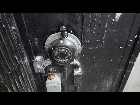 INCREDIBLE, HISTORIC 128 YEAR OLD 1896 Manually Controlled Otis Elevator in Cleveland, OH
