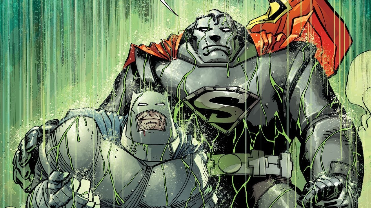Batman creates kryptonite rain to take down the Kryptonians