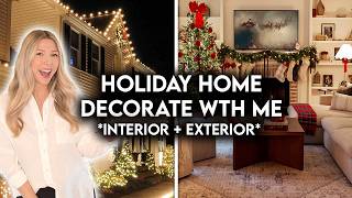 HOLIDAY LIGHTING DECORATE WITH ME 2025 | DIY Christmas Lights