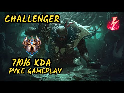 HLE Tempt (PYKE) vs SYLAS  - 7/0/6 KDA MID CHALLENGER GAMEPLAY - KR