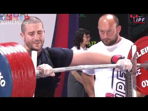 Sofiane Belkesir - 2nd Place 1057.5kg Total - 120kg Class 2019 IPF World Open