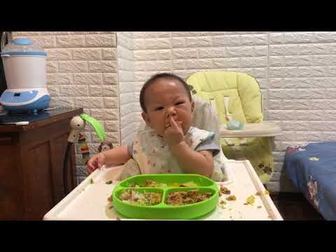 The 54th Day of Wayboy's Solid Food Meal & Baby Led Weaning Practice Lesson