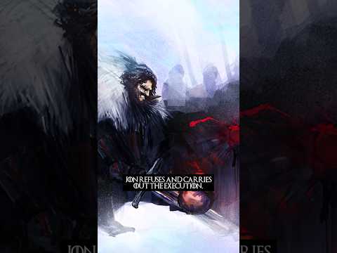 Why Jon Snow Executed Janos Slynt In The Books 😨