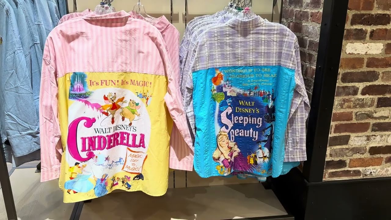 New Button Up Disney Shirts At World of Disney!