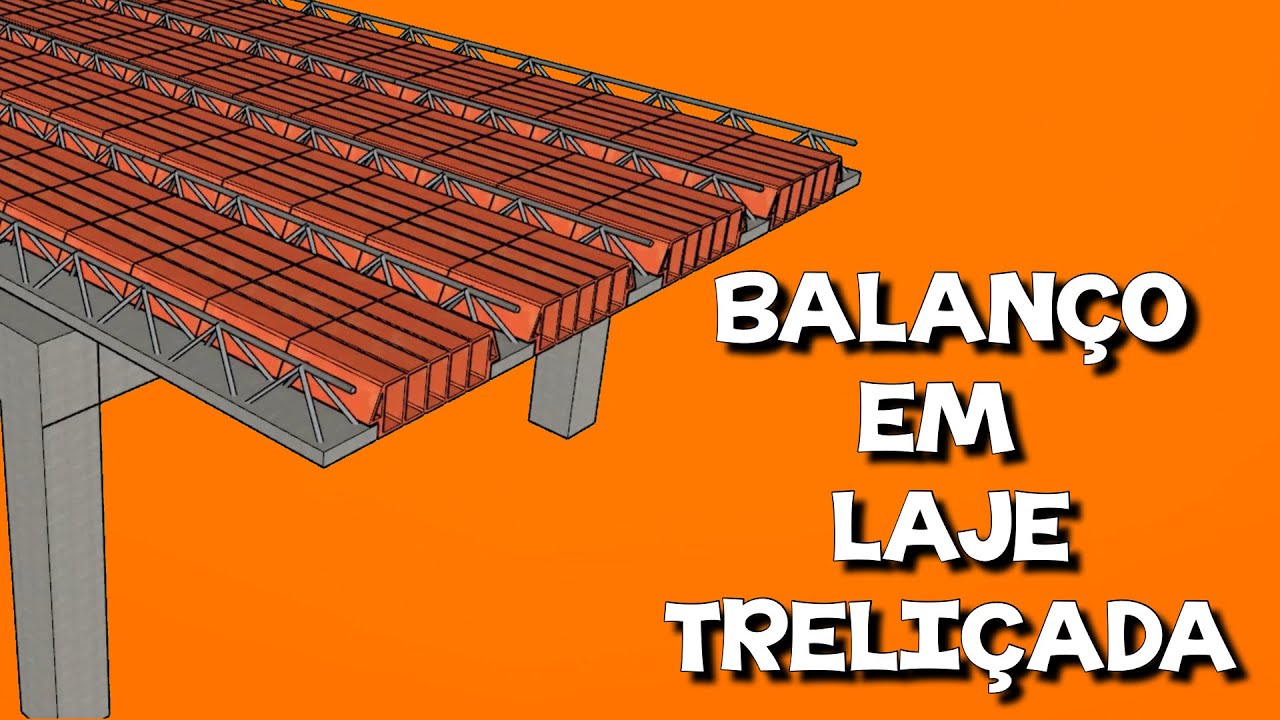 Laje Treliçada em Balanço - solução estrutural