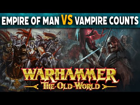 Empire of Man vs Vampire Counts - Warhammer The Old World Battle Report