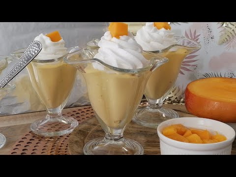 verrines à la mousse de mangue et noix de coco /dessert facile à réaliser