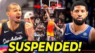 25-GAME SUSPENSION! Nakukulangan si Wemby sa lob pass ni Dylan Harper, wild ending sa Charlotte!