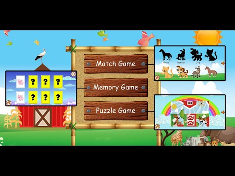 Match the animal for kids
