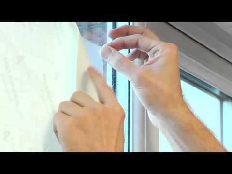 How to Install Decorative Window Graphics cut in a Frosted Film