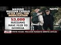 Kilometer-Long Lines Of Russians Seen Trying To Flee Putins Draft Call | The News - Video