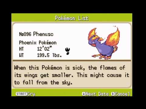 Pokémon Vega complete Pokédex #1 to #386
