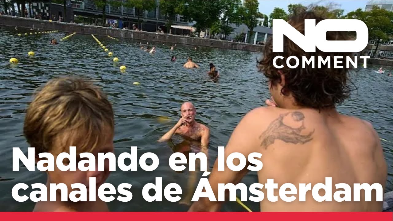 NO COMMENT: La ola de calor impulsa la natación en aguas abiertas de Ámsterdam