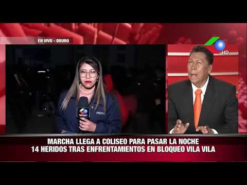 14 Heridos tras enfrentamientos en bloqueo Vila Vila.