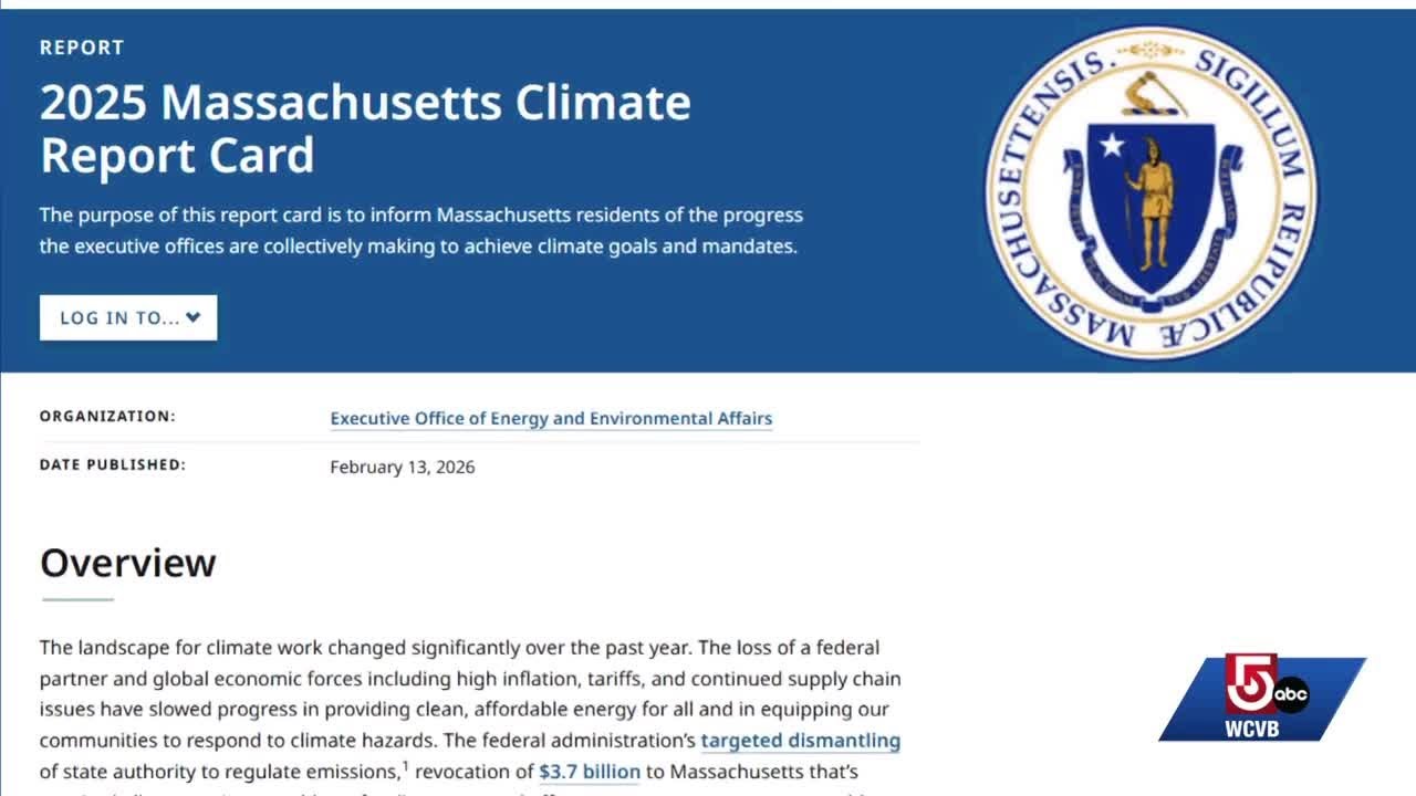 Discussing Massachusetts' 2025 climate report card