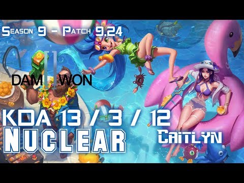 DWG Nuclear CAITLYN vs APHELIOS ADC - Patch 9.24 KR Ranked