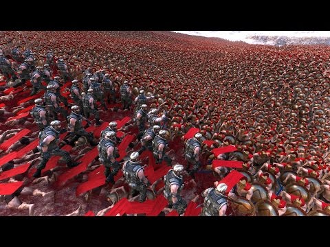 300 CHUCK NORRIS vs 60.000 SPARTANS - Ultimate Epic Battle Simulator