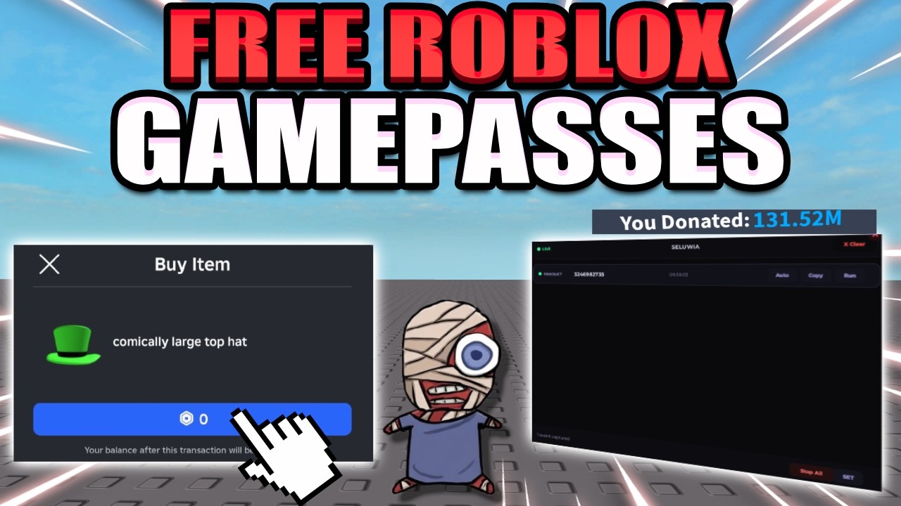 I Got EVERY Gamepass for FREE Using Exploits in Roblox…