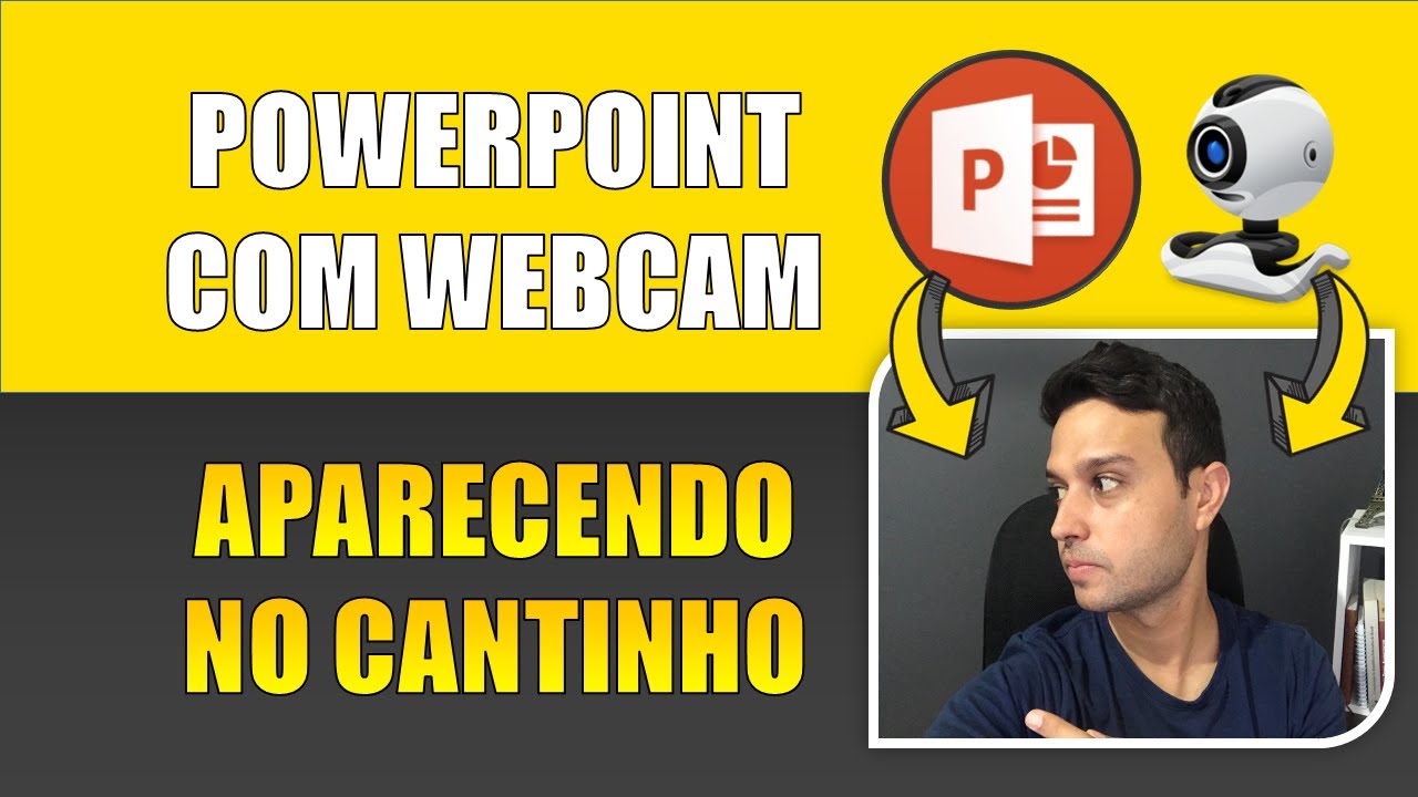 Gravar Vídeo Aula com POWERPOINT e WEBCAM no OBS Studio #Parte1