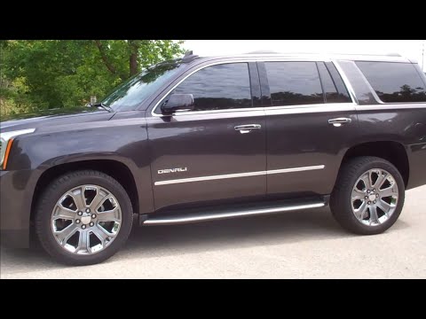 2016 GMC YUKON DENALI QUADS DVD STEEL GRAY METALLIC WALK AROUND REVIEW SOLD! 8742 www.SUMMITAUTO.com