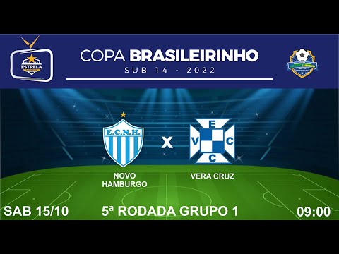 COPA BRASILEIRINHO AO VIVO | NOVO HAMBURGO X VERA CRUZ | SUB-14