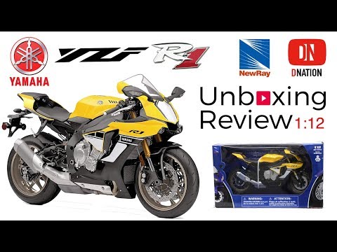 UNBOXING Yamaha Yzf-R1(Yellow) 2016 Edition - 1:12 Scale Diecast Motorcycle by NewRay