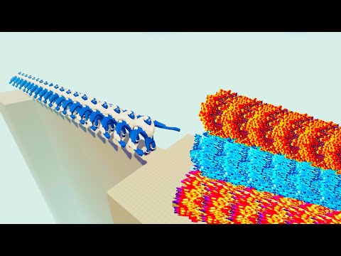 50x ICE GIANT vs EVERY GOD l Totally Accurate Battle Simulator TABS