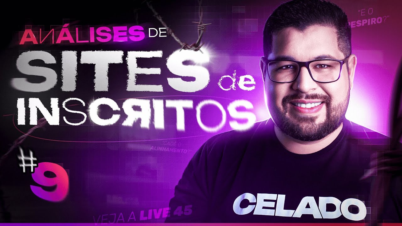 ANÁLISES de sites de inscritos #9 | Celão Web