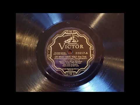 "Or What Have You?" by Victor Arden-Phil Ohman and Their Orchestra 1929