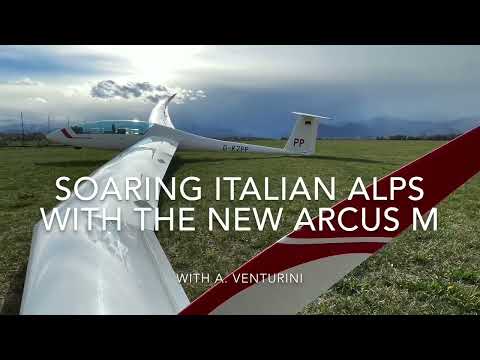 Soaring the Alps with the New Arcus M with A. Venturini