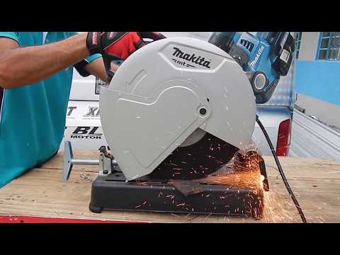 Makita Metalo pjovimo staklės M2401, 355x25,4 mm, 102x194 mm, 2000 W video